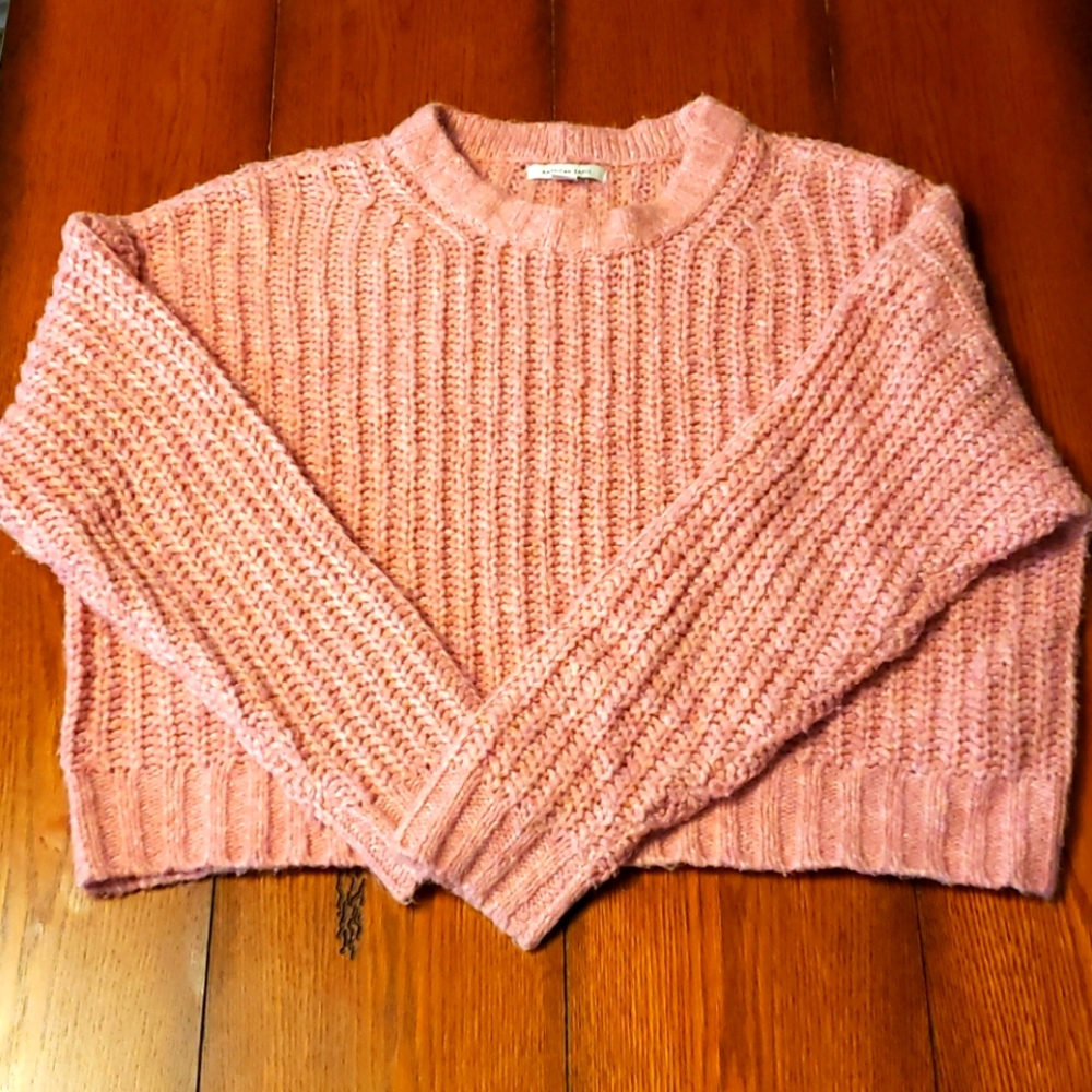 AE chunky cropped sweater